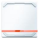 Berker Q.1/Q.3 Kontroll Wippe m. Führung für Mundstab polarweiß, samt 16616049