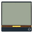 Berker Q.1/Q.3 Kontrl.Wippe+Symbol Klingel+ gr.Beschriftungsfeld anthrazit, samt 16966076