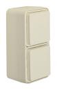 Berker W.1 IP55 Aufputz Steckdose 2fach senkrecht polarweiss matt 47703522