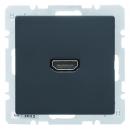 Berker High Definition Steckdose Berker Q.1/Q.3 anthrazit, samt 3315426086