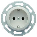 Berker 1930/Glas/Palazzo Steckdose polarweiß, glänzend 414520