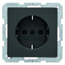 Berker Q.1/Q.3 Steckdose anthrazit, samt 47436086