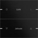 Gira Wippenset 2f indiv. Tastsens.4 TS4 Alum.Schwarz 5032126