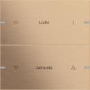 Gira Wippenset 2f indiv. Tastsens.4 TS4 Bronze 503238