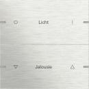 Gira Wippenset 2f indiv. Tastsens.4 TS4 Edelstahl 5032219