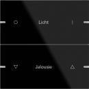 Gira Wippenset 2f indiv. Tastsens.4 TS4 G Schwarz 503205