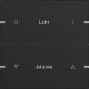 Gira Wippenset 2f indiv. Tastsens.4 TS4 Schwarz m(lack.) 5032905