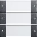 Gira Wippenset 3f BSF System 55 Klar/Anthrazit 213328