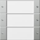 Gira Wippenset 3f BSF System 55 Klar/Edelstahl 2133600