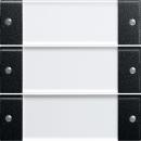 Gira Wippenset 3f BSF System 55 Klar/Schwarz m 2133005