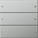 Gira Wippenset 3f System 55 Edelstahl 2133601