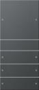 Gira Wippenset 4f (1+3) System 55 Anthrazit(lack.) 218428