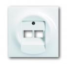 B+J impuls, UAE-Abdeckung 2-fach, alpinwei§ 1803-02-74