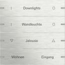 Gira Wippenset 4f indiv. Tastsens.4 TS4 Edelstahl 5034219