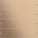 Gira Wippenset 4f Tastsens.4 TS4 Bronze 502438