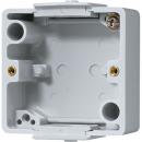 Jung Montagegeh_use 1-fach, senkrechte und waagerechte Montage, Thermoplast, grau 600