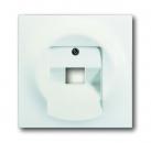 B+J impuls, Abdeckung fŸr UAE-Anschlussdosen, 1-fach, studiowei§ matt 1803-774