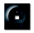 B+J impuls, Abdeckung fŸr UAE-Anschlussdosen, 1-fach, schwarz matt 1803-775