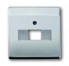 B+J pur edelstahl, Abdeckung fŸr UAE-Anschlussdose 1-fach 1803-866