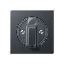 Jung Abdeckung für Drehschalter, Thermoplast lackiert, Serie A, anthrazit matt A1541BFANM