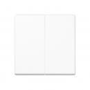 Jung Steuertaste 2fach Standard, Thermoplast, Serie A, alpinweiß A1702BFWW