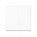 Jung Steuertaste 2fach Standard, Duroplast, Serie A, alpinweiß A1702WW