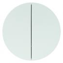 Berker Taste 2fach Berker R.1/R.3 polarweiß, glänzend 85142139