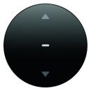 Berker Jalousie-Taste Berker R.1/R.3 schwarz, glänzend 85241131