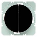 Berker KNX-Funk Wandsender 2fach flach quicklink Berker R.1/R.3 schwarz, gl_nzend 85656231