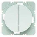 Berker KNX-Funk Wandsender 2fach flach quicklink Berker R.1/R.3 polarwei§, gl_nzend 85656239