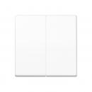 Jung Wippe 2fach, Duroplast antibakteriell, Serie AS, alpinweiß ABAS591-5WW