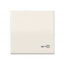 Jung Wippe 1fach, Symbol Tür, Duroplast antibakteriell, Serie AS, weiß ABAS591T