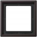 Jung Rahmen 1-fach, senkrechte und waagerechte Montage, Aluminium lackiert, LS 990, dark (lackiertes Aluminium) AL2981D