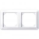Merten ATELIER-M-Rahmen, 2fach, aktivwei§ gl_nzend 388225