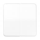 Jung CD500 Steuertaste 2fach Standard, Duroplast, Serie CD, alpinweiß CD1702WW