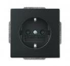 B+J future® linear,Steckdose mit LED-Orientierungslicht, schwarz matt 20 EUCBLI-885