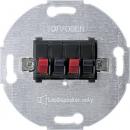 Merten Lautsprecher-Anschluss-Einsatz, 2fach, anthrazit 467014