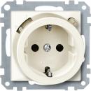 Merten FI-SCHUKO-Sicherheitssteckdosen-Einsatz mit BRS, wei§ gl_nzend, System M 233844