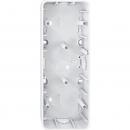 Merten 1-M, ATELIER-M Aufputz-Gehäuse 3fach polarweiß glänzend 519319