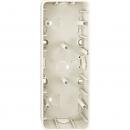 Merten 1-M, ATELIER-M Aufputz-Gehäuse 3fach weiß glänzend 519344