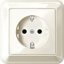 Merten ATELIER-M Steckdose mit Vollplatte und KS wei§ gl_nzend MEG2300-1244