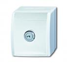 B+J ocean¨  Steckdose mit Sicherheitsschloss, alpinwei§ 20 EWSL-54