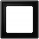 Jung Rahmen 1-fach, senkrechte und waagerechte Montage, Duroplast lackiert, LS 990, graphitschwarz matt LS981SWM