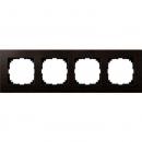 Merten M-PLAN-Holzrahmen, 4fach, Wenge MEG4054-3471