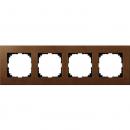Merten M-PLAN-Holzrahmen, 4fach, Kirsche MEG4054-3472