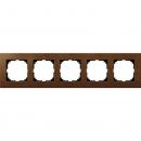 Merten M-PLAN-Holzrahmen, 5fach, Kirsche MEG4055-3472