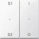 Merten Wippen fŸr Taster-Modul 2fach (Szene1/2, 1/0), polarwei§ gl_nzend, System M MEG5228-0319