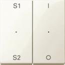 Merten Wippen fŸr Taster-Modul 2fach (Szene1/2, 1/0), wei§ gl_nzend, System M MEG5228-0344