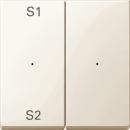 Merten Wippen fŸr Taster-Modul 2fach (Szene1/2, blank), wei§ gl_nzend, System M MEG5226-0344