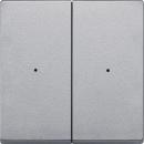 Merten Wippen fŸr Taster-Modul 2fach, aluminium, System M MEG5220-0460